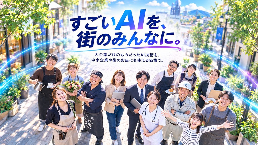 すごいAIを街のみんなに